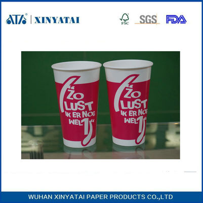 Porcellana Biodegradabile personalizzate Paper Cups 8 once monouso tazze di caffè per Cold Drink fornitore