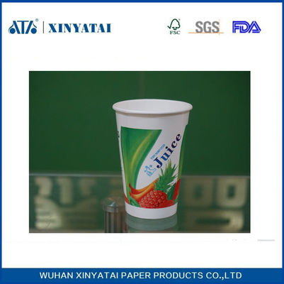 Porcellana Riciclata Bevanda fredda Bicchieri di carta usa e getta tazze di caffè con stampa personalizzata Logo fornitore