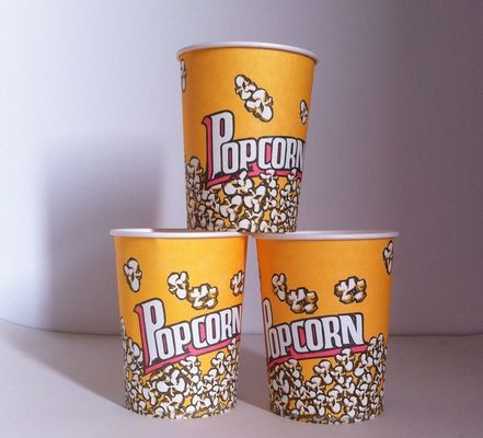 Porcellana Il popcorn di carta riciclato amichevole eco- Buckets con 46oz di stampa su misura 1340ml fornitore