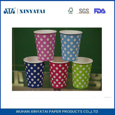 Porcellana Singolo PE rivestimento carta personalizzati tazze di caffè 4 once coppette monouso fornitore