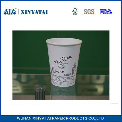Porcellana Riciclabili isolati carta personalizzati tazze di caffè usa e getta, Riciclata tazze 9 once fornitore
