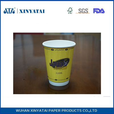 Porcellana Il doppio strato ha personalizzato l'OEM di carta delle tazze di caffè 12oz 400ml con il logo fornitore