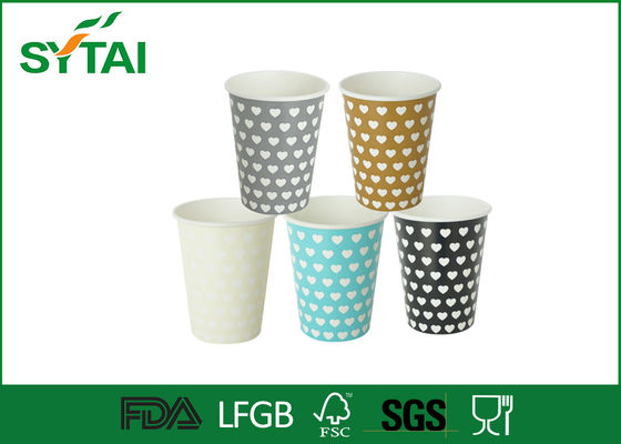 Porcellana 12oz 400ml ecologici Carta Riciclata tazze, biodegradabile carta singola parete Tazze di caffè fornitore