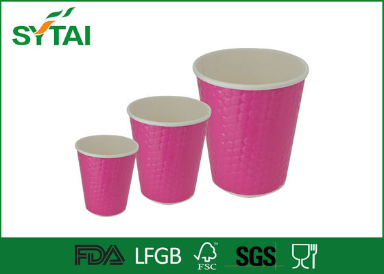 Porcellana 4oz/8oz/12oz variopinti progettano le tazze per il cliente di carta stampate flexo dell'ondulazione fornitore