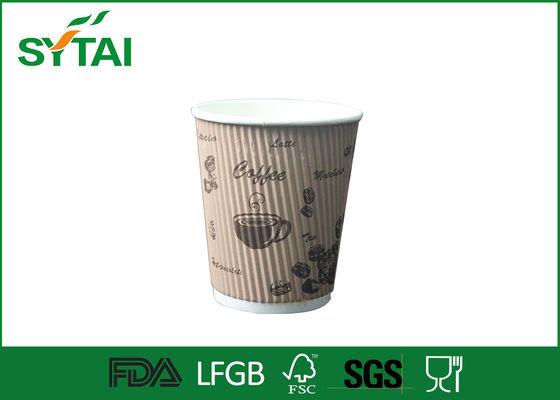 Porcellana 12 oz 400ml biodegradabile ecologico caffè Ripple tazza di carta / Piccoli Bicchieri di carta fornitore