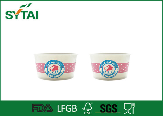 Porcellana Yogurt della pasta di cellulosa di Riginal/tazze di carta gelato personalizzabili fornitore