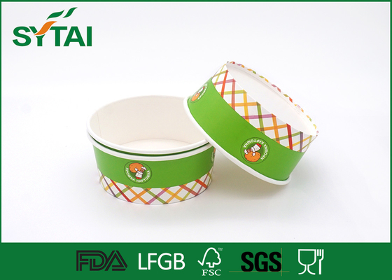 Porcellana FDA/SGS/ISO9001 ha personalizzato le tazze di carta del gelato che stampano per i frutti fornitore