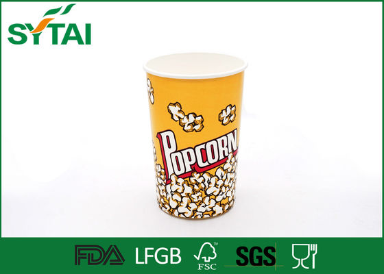 Porcellana secchi di carta del popcorn riciclati Disposible 24-170oz con stampa su misura fornitore