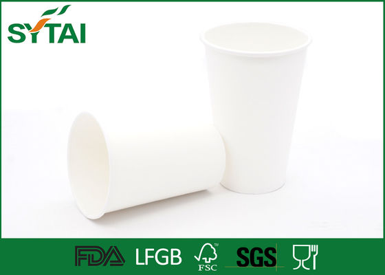Porcellana Tazze di carta biodegradabili per tè, tazze dei polimeri di caffè del cartone fornitore