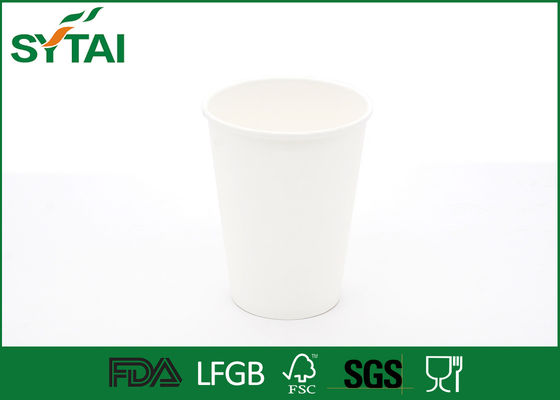 Porcellana Tazze di tè eliminabili chiaramente bianche delle tazze di carta di PLA della stampa su misura fornitore