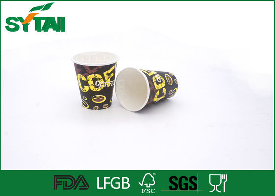 Porcellana Tazze di caffè di carta, stampa offset eliminabile delle tazze beventi con i coperchi di plastica fornitore