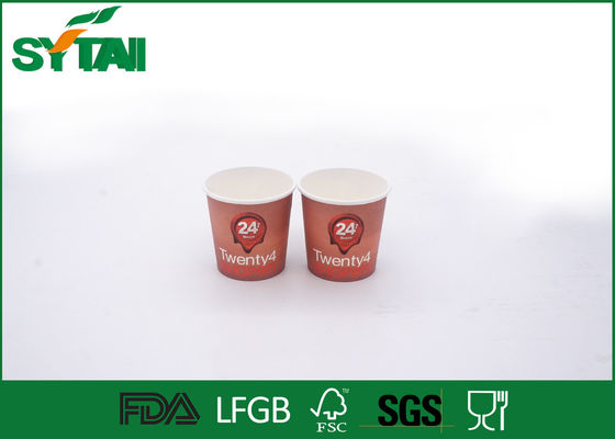 Porcellana Il logo ha stampato le tazze di carta della bevanda calda/tazze di tè eliminabili con la carta patinata del doppio PE fornitore