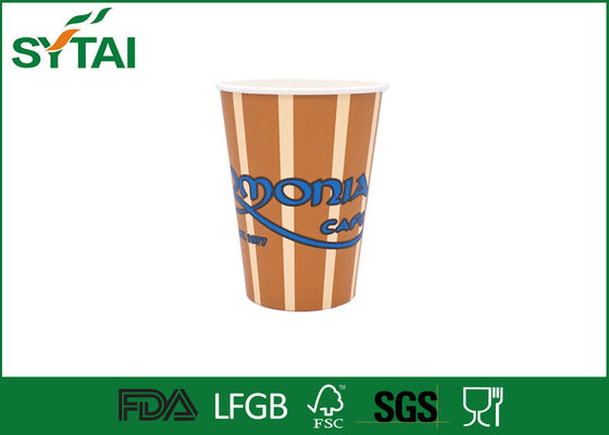 Porcellana Stampa di carta eliminabile bevente amichevole di Flexo di logo delle tazze di caffè di Eco fornitore