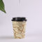 12 once logo stampato a parete singola bicchieri di carta per bevande calde, usa e getta tazze di caffè con coperchi fornitore