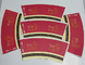 Colorful stampa personalizzata PE patinata Coppa Ventilatore di carta con Flexo o Stampa offset fornitore