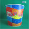 Monouso di carta Popcorn Secchi / biodegradabile carta Popcorn Coppe Multi Color fornitore
