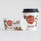 Stampa caffè e cioccolata calda a parete singola carta tazze, carta riciclata coppe per bere con coperchi fornitore
