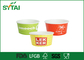 Coppe di gelato di carta riciclata con stampa personalizzata Polka Dot 24 oz carta tazze di zuppa fornitore