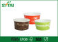 20 oz Doppio PE rivestimento di carta del gelato Coppe / Frozen Yogurt bicchiere di carta ecologica fornitore