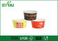 10 once logo stampato monouso di carta del gelato Cups Coppe / compostabili carta all'ingrosso fornitore
