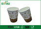 Tazze di carta su misura dell'ondulazione eliminabile senza coperchi/tazze di carta ondulate per caffè fornitore