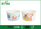 L'Ontario CRONOMETRA le tazze di carta del gelato di USO con la carta dei contenitori di stoccaggio gelato/dei coperchi fornitore