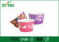 il logo 12oz ha stampato le tazze di carta del gelato del yogurt con i coperchi, FDA fornitore