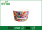 Il PE ha ricoperto stampa di carta di Flexo di 8/12/16 la piccola tazze del gelato di Oz fornitore