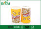 secchi di carta del popcorn riciclati Disposible 24-170oz con stampa su misura fornitore