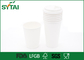 Le tazze di carta di PLA di bianco su ordinazione/hanno isolato l'acido polilattico di carta delle tazze di caffè fornitore