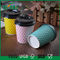 Le tazze di carta di goffratura creative dell'ondulazione di logo, tazze di caffè eliminabili calde su misura progettano fornitore