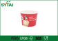 Il bello gelato eliminabile rosso foggia a coppa il logo amichevole di Eco su misura fornitore