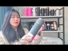 tazza termica da viaggio con 2 tazze