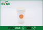 10 / La stampa arancio di 16 Oz ha isolato l'impermeabilità di carta di progettazione semplice delle tazze di caffè fornitore